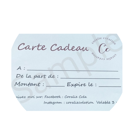 Carte Cadeau