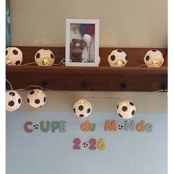 Cadre déco ourson au crochet
