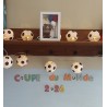 Cadre déco ourson au crochet
