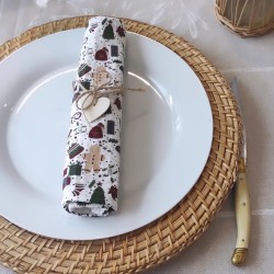 Serviettes de table de noël (petit modèle)