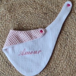 Bavoir bandana personnalisé