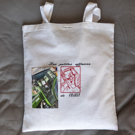 Tote bag personnalisé broderie (à partir de votre photo préférée)