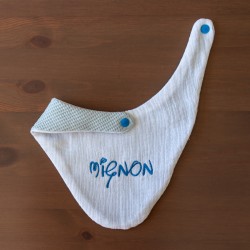 Bavoir bandana personnalisé