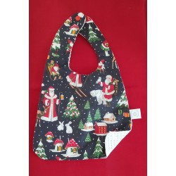 Bavoir repas de noël